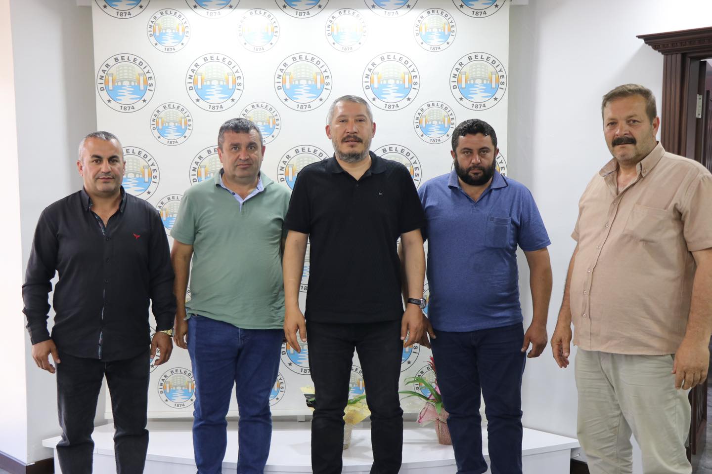Afyonkarahisar Dinar Belediye Başkanı Veysel Topçu'ya Tebrik Ziyareti