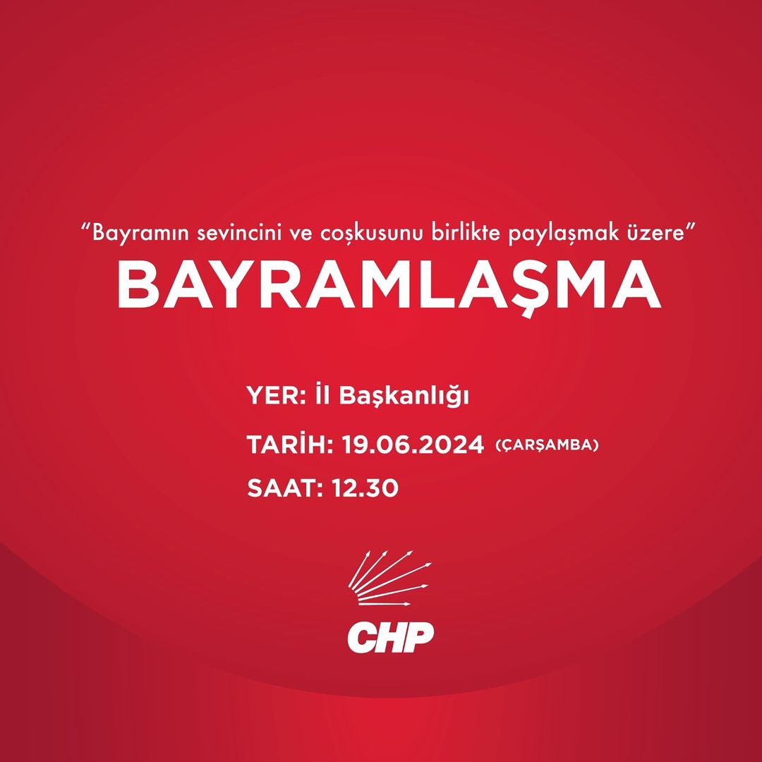 CHP Eskişehir İl Başkanlığı Bayram Buluşması