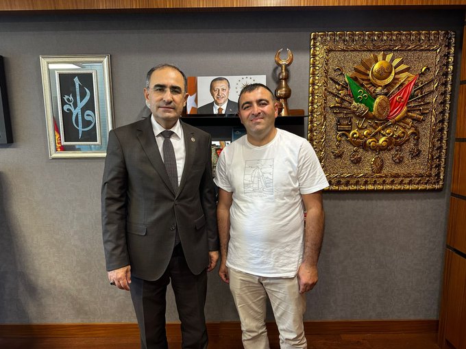 Afyonkarahisar Milletvekili Dr. Hasan Arslan, Hemşehrimiz Yaşar Peten'i TBMM'de Misafir Etti