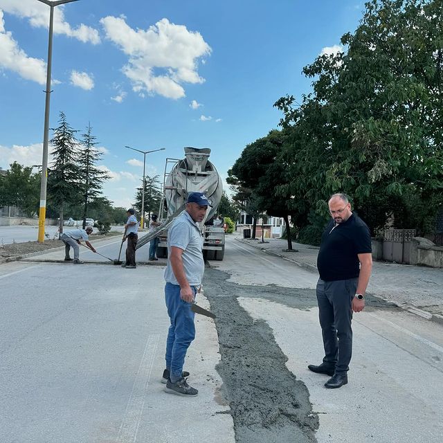 Belediye Başkanı Halil İbrahim Bodur, Doğal Gaz Hattı Çalışmalarını Denetledi