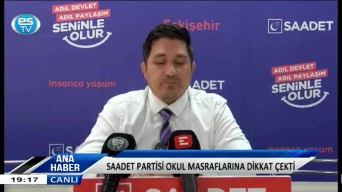 Saadet Partisi İl Başkanı Gözegir: 