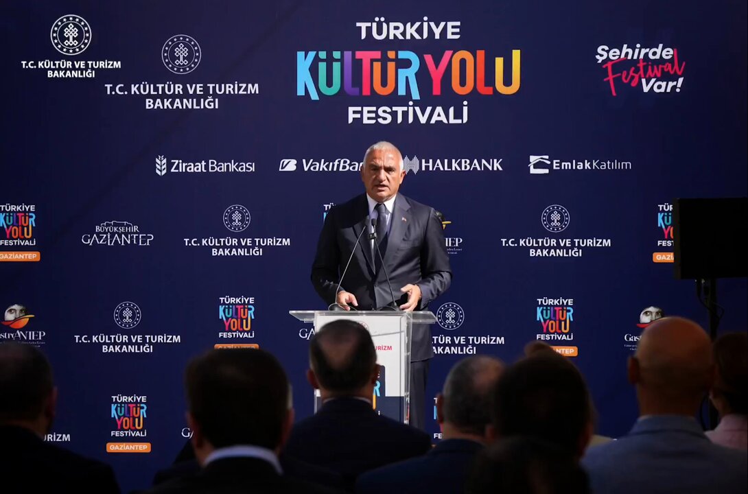 Kültür ve Turizm Bakanı, Gaziantep Kültür Yolu Festivali'nin açılışını gerçekleştirdi