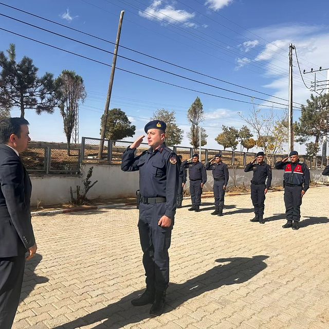 Başmakçı Kaymakam Vekili Jandarma Komutanlığını Ziyaret Etti