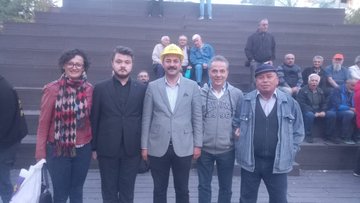 Emek ve Demokrasi Platformu, Fernas Maden İşçilerine Destek Verdi