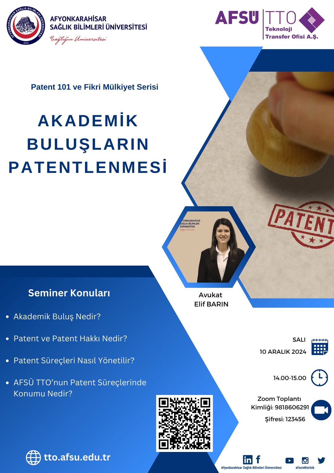 Akademik Buluşlar Patent Yolunda