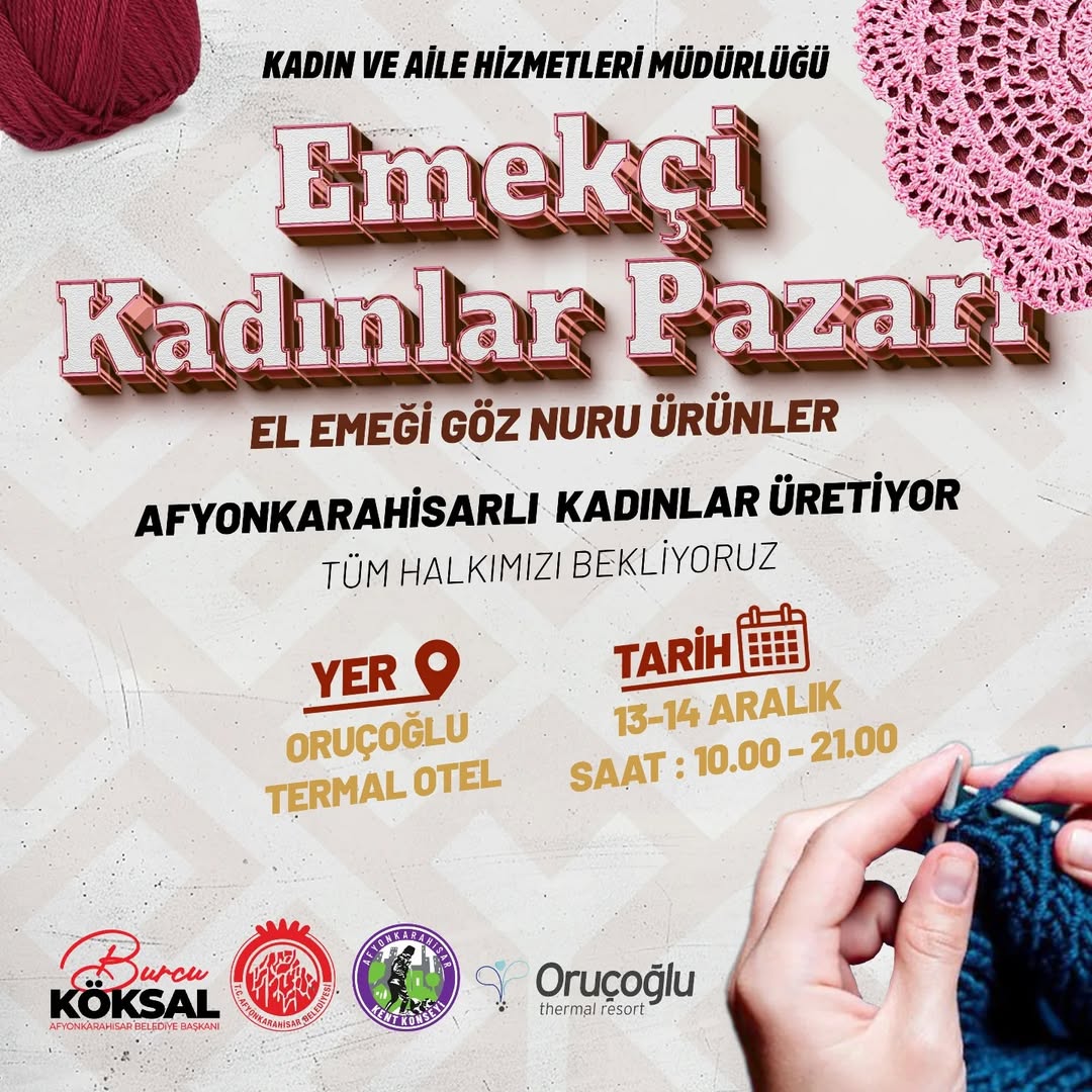 Afyonkarahisar'da Emekçi Kadınlar Pazarı Başlıyor