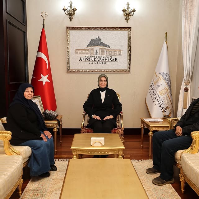 Vali Yiğitbaşı, Şehit Piyade Teğmen Ramazan Günay'ın Ailesini Makamında Ağırladı