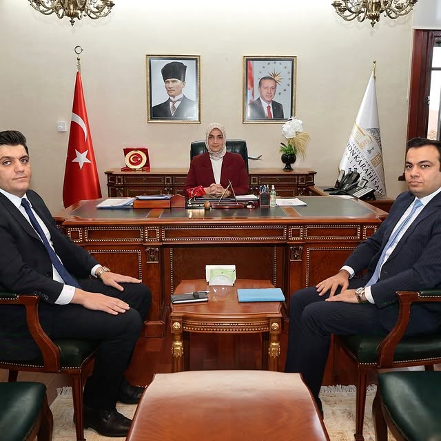 Vali Kübra Güran Yiğitbaşı, İlçe Kaymakamlarını Kabul Etti