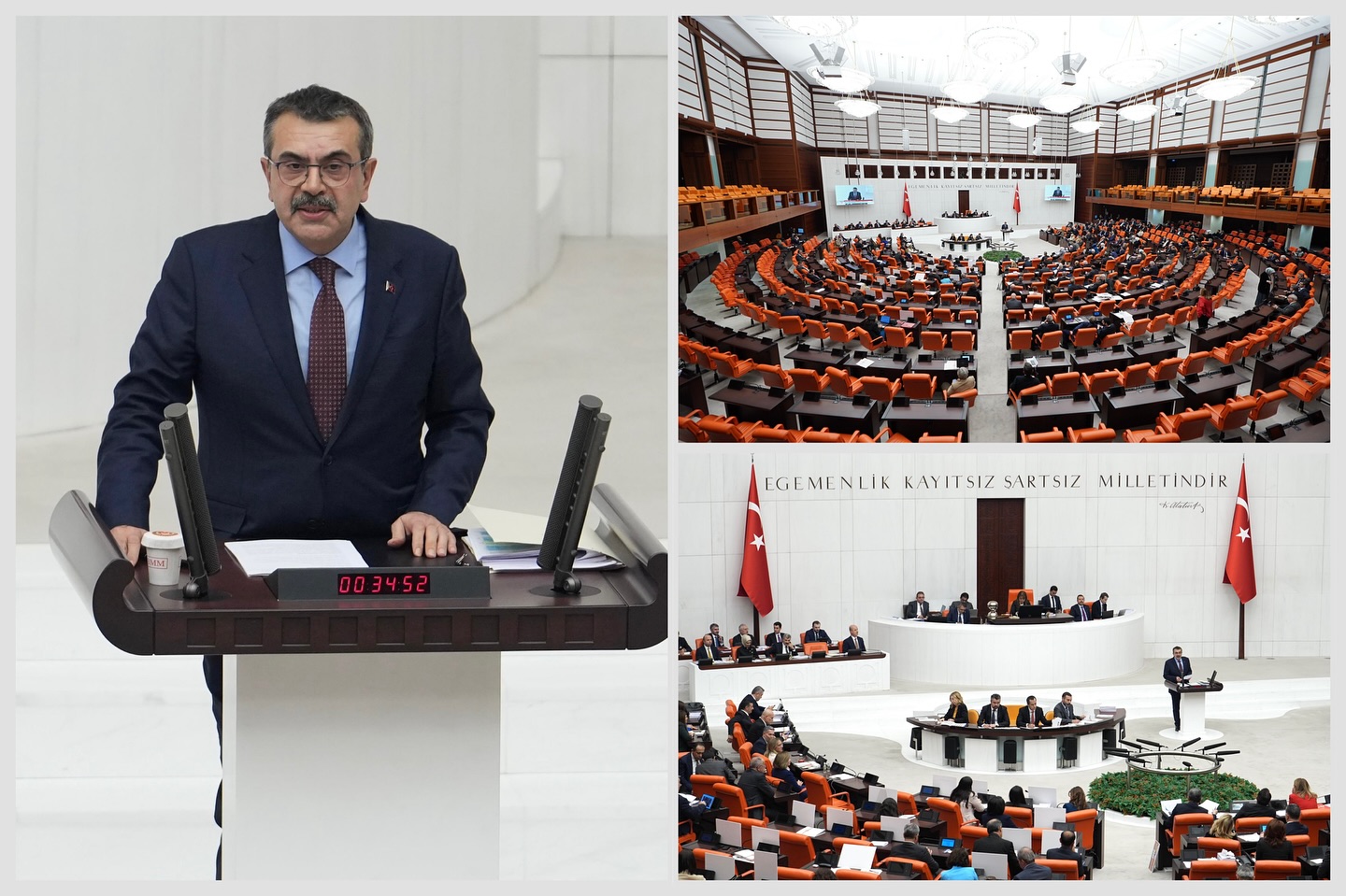 Millî Eğitim Bakanı Tekin, TBMM'de 2025 Bütçesini Savundu