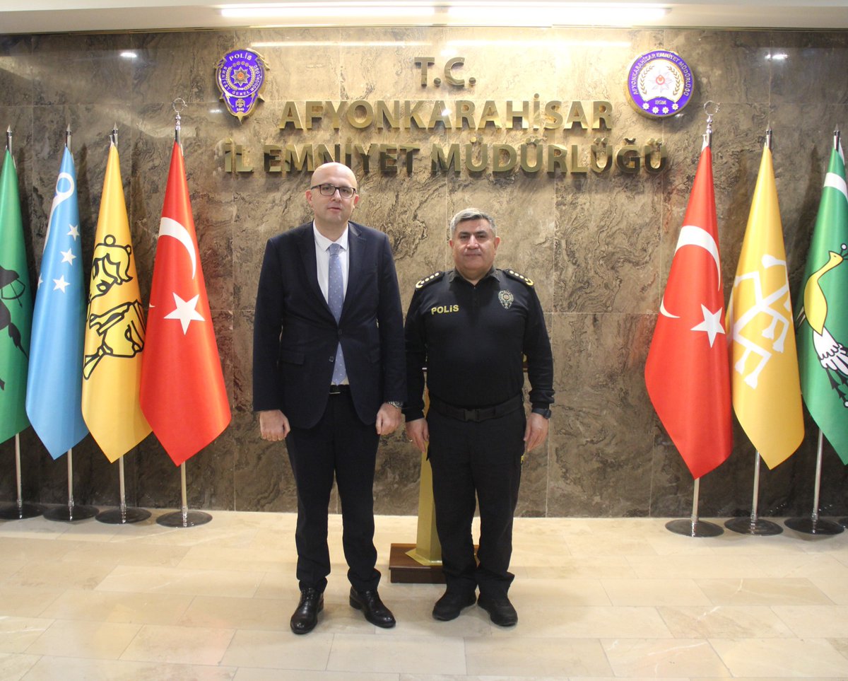 Sayıştay Uzman Denetçisi'nden Emniyet Müdürüne Ziyaret