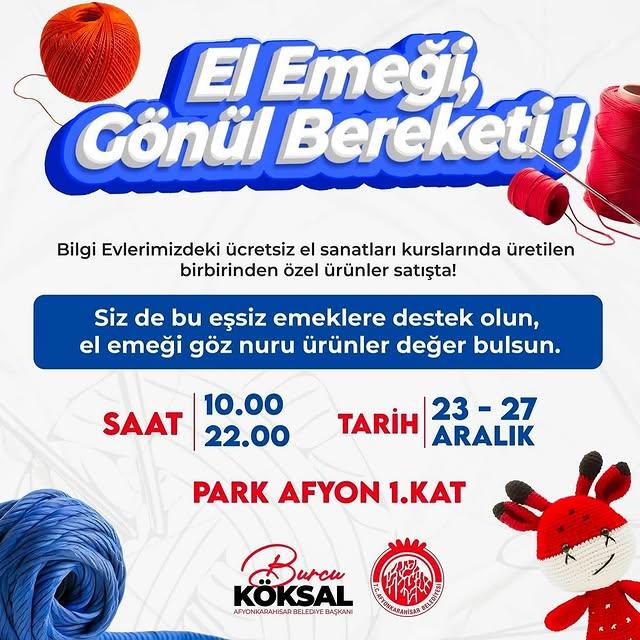 Bilgi Evlerinde Üretilen El Emeği Ürünler, Halkın Beğenisine Sunuluyor