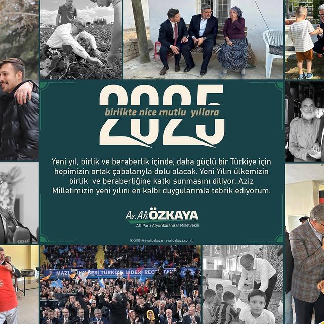 Ali Özkaya'dan Yeni Yıl Mesajı: 