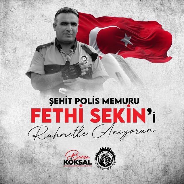 Şehit Polis Fethi Sekin Kahramanlığıyla Anılıyor