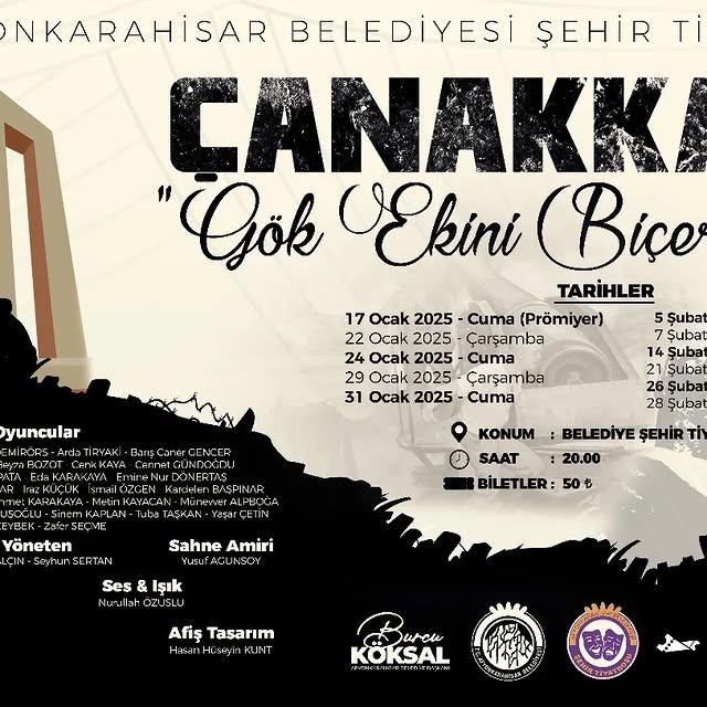 Çanakkale Ruhu Tiyatro Sahnesinde Canlanıyor