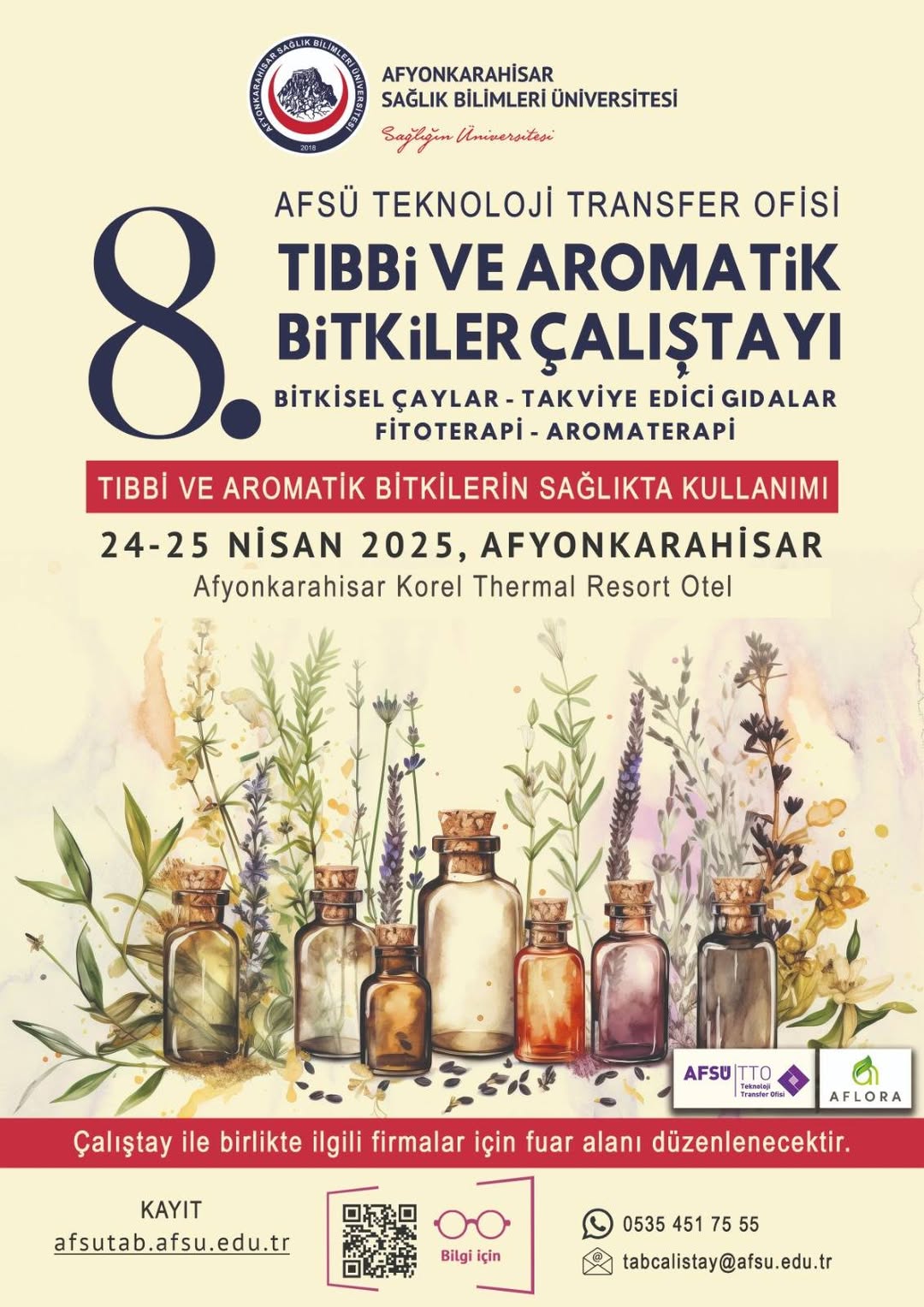 8. Tıbbi ve Aromatik Bitkiler Çalıştayı Heyecanı Başlıyor