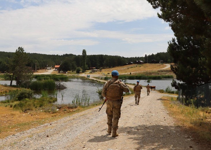 Akdağ Tabiat Parkında ,Jandarma Denetimlerini Aralıksız Sürdürüyor