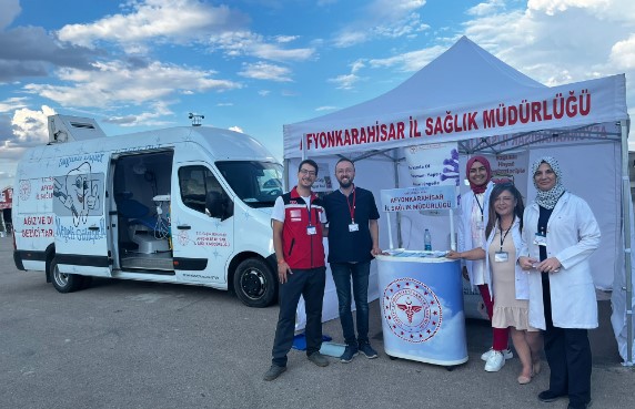 2024 Afyonkarahisar Motofest etkinliğinde, İl Sağlık Müdürlüğü Halk Sağlığı Hizmetleri Başkanlığı da bir stant açtı.