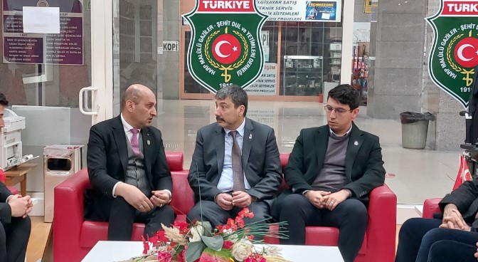  Zafer Partisi olarak Şehit ve Gaziler Derneği’ni ve Dernek Başkanı İsmail Kumartaşlı’yı ziyaret.