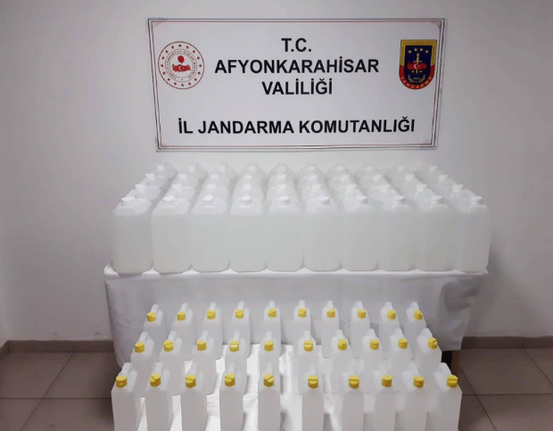 230 Kilo Etil alkol Yakalandı.