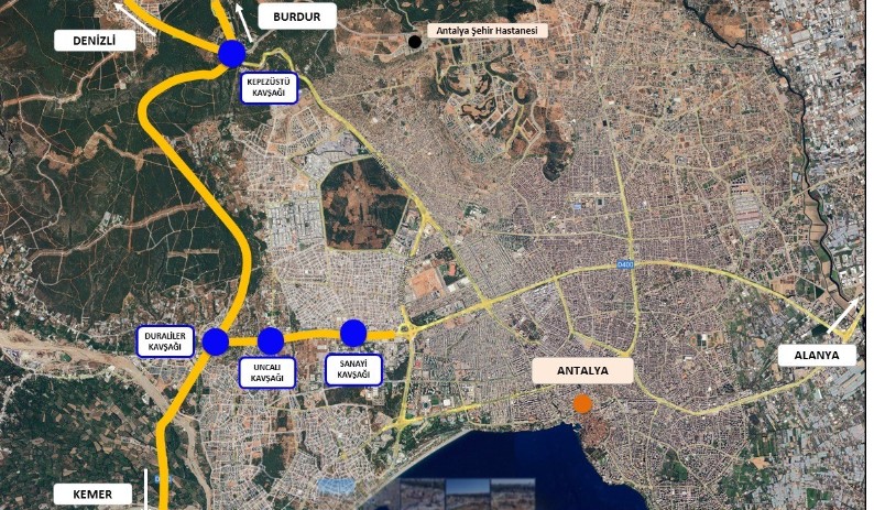 ANTALYA TRAFİĞİNE 10 KÖPRÜLÜ ÇÖZÜM