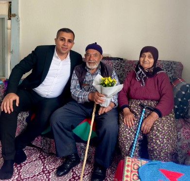 Kaymakam Çitil’den Bir Asrı Geriden Bırakan Çiftlere Ziyaret