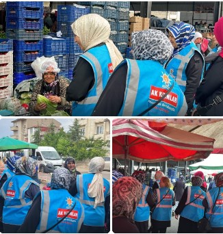 AK KADINLAR SAHADA: SEMT PAZARINDA “AİLE YILI” VURGUSU