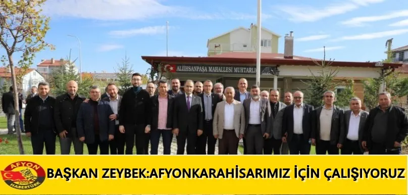 AFYONKARAHİSARIMIZ İÇİN ÇALIŞIYORUZ