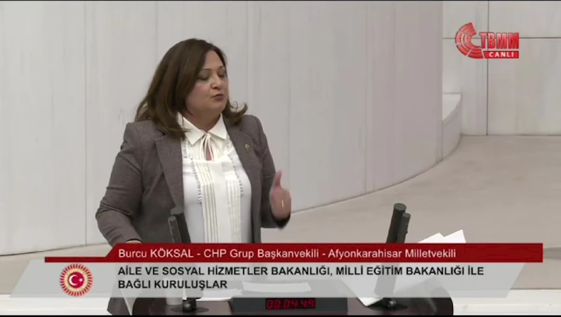Afyonkarahisar Milletvekili Köksal, Milli Eğitim Bakanlığı'nın olumsuz değişikliklerini eleştirdi.