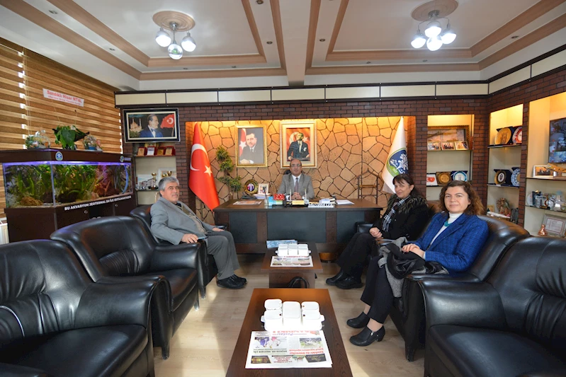 Sandıklı Belediye Başkanı, Afyonkarahisar İl Kültür Turizm Müdürlüğü temsilcilerini ağırladı.