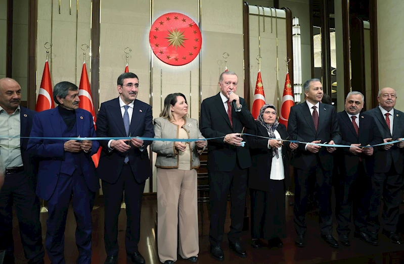 Cumhurbaşkanı Erdoğan, Muhtarlarla Buluştu