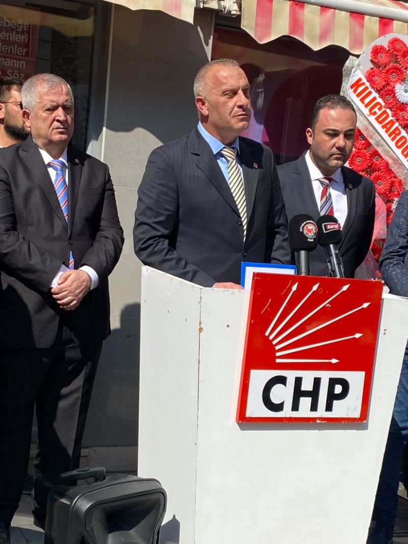 Afyonkarahisar CHP İl Başkanlığındaki Basın Açıklaması