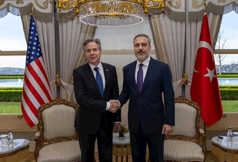 Türkiye Cumhuriyeti Dışişleri Bakanı Hakan Fidan, ABD Dışişleri Bakanı Blinken ile Ankara'da görüştü.
