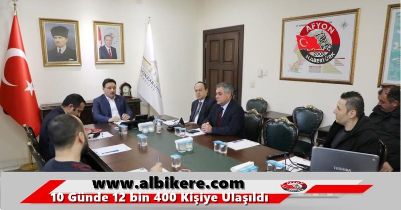 10 Günde 12 bin 400 Kisiye Ulasildi