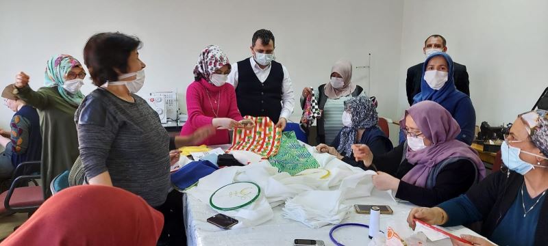 Belediye olarak üreten kadinlarimizin her zaman yanindayiz”