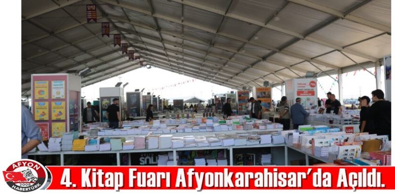 4. Kitap Fuari Afyonkarahisar'da Açildi.