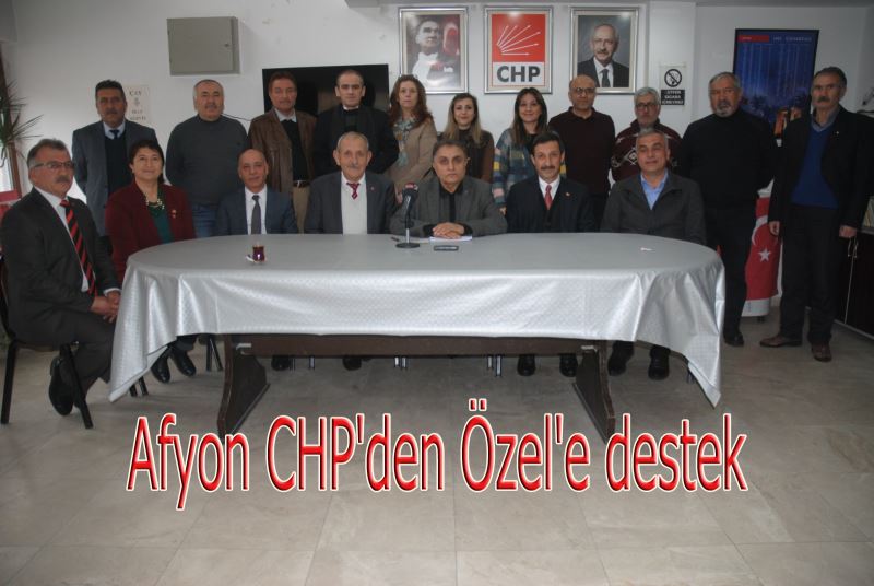 Afyon Chpden Özele Destek