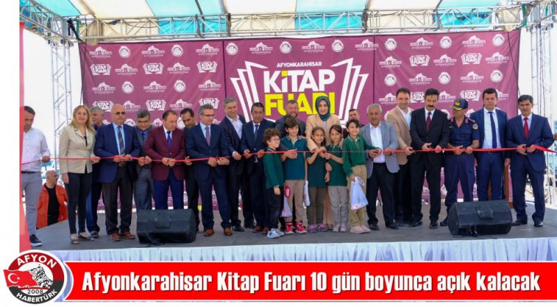 Afyonkarahisar Kitap Fuari 10 gün boyunca açik kalacak