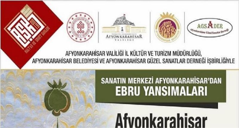 Afyonkarahisarda Ebru Festivali