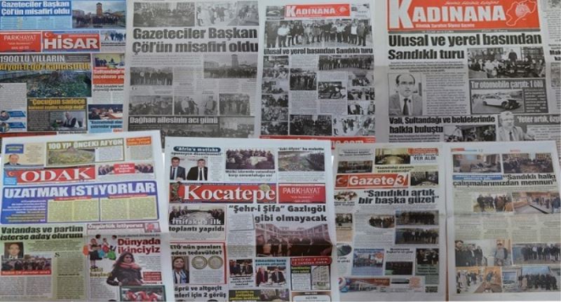 Afyonkarahisarda Yerel Gazeteler Artik Dönüsümlü Olarak Çikacak