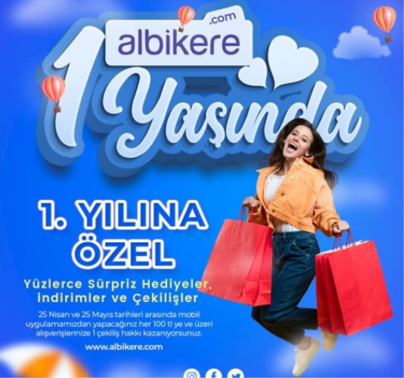 Albikere.com’dan 1. Yila Özel Kampanya