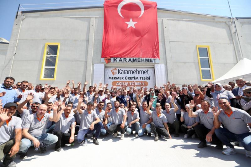 Bakan Varank,  Iscehisar  Karamehmet Mermer Fabrikasi açilis törenine katildi