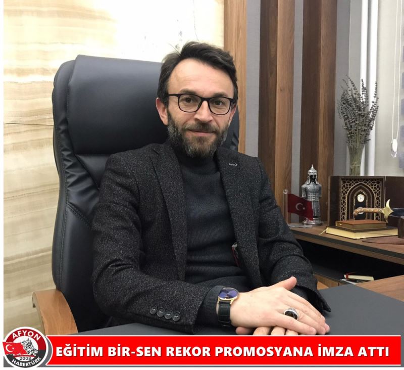 EGITIM BIR-SEN REKOR PROMOSYANA IMZA ATTI