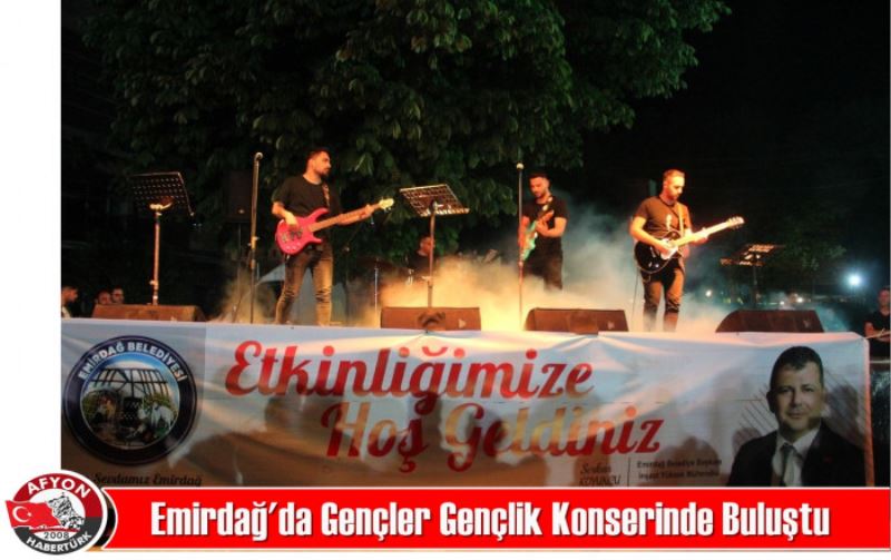 Emirdag'da Gençler Gençlik Konserinde Bulustu