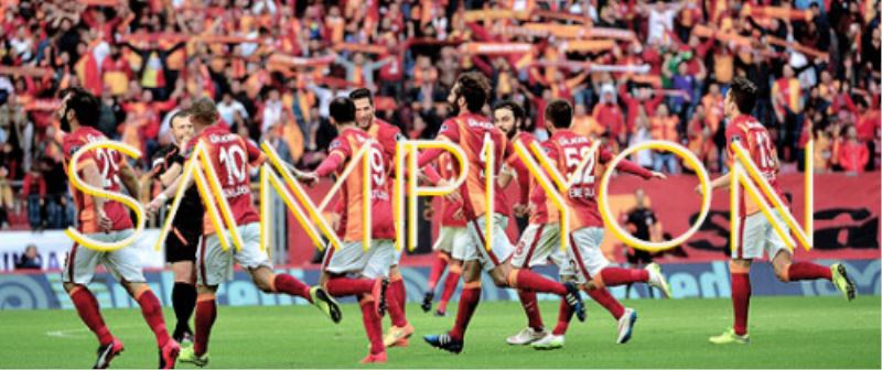 Galatasaray, 22. Sampiyonluk Kupasini Aldi