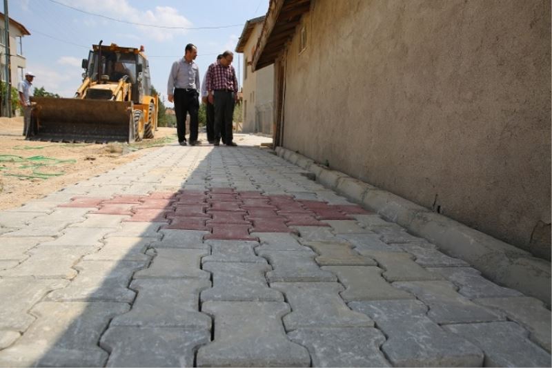 Ihsaniye Belediye Baskani Saban Çabuk,yapilan Calismalari Yerinde Inceledi.