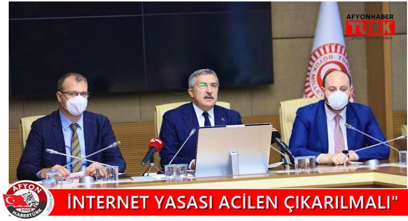 INTERNET YASASI ACILEN ÇIKARILMALI