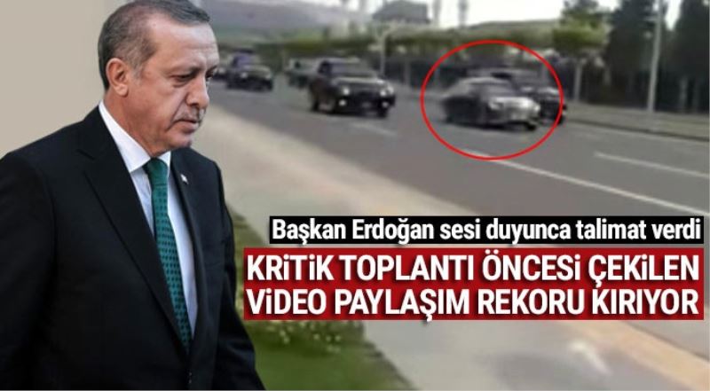 Küçük Kiz Için Konvoyunu Durduran Erdogan'in Videosu Rekor Kiriyor