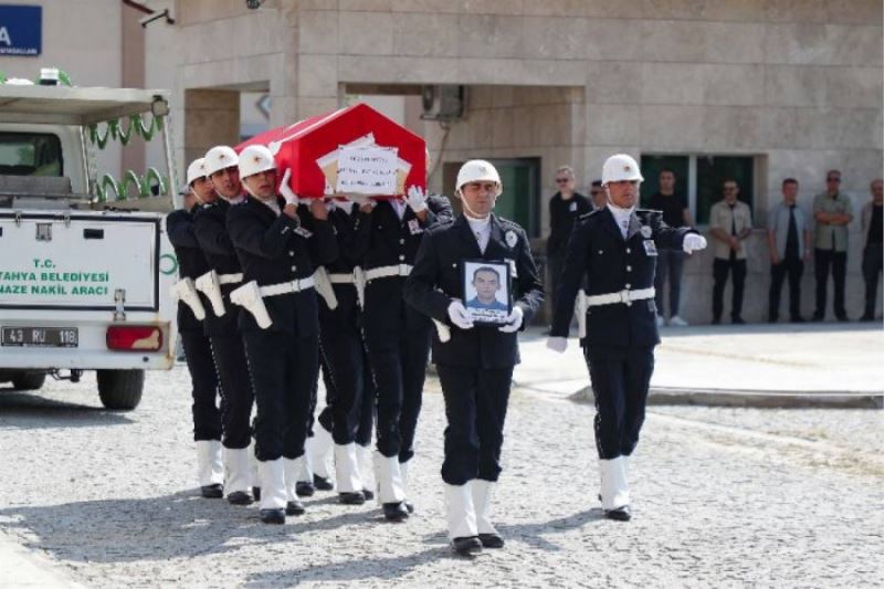 Kütahya'da görevli polis memuru son yolculugun ugurlandi