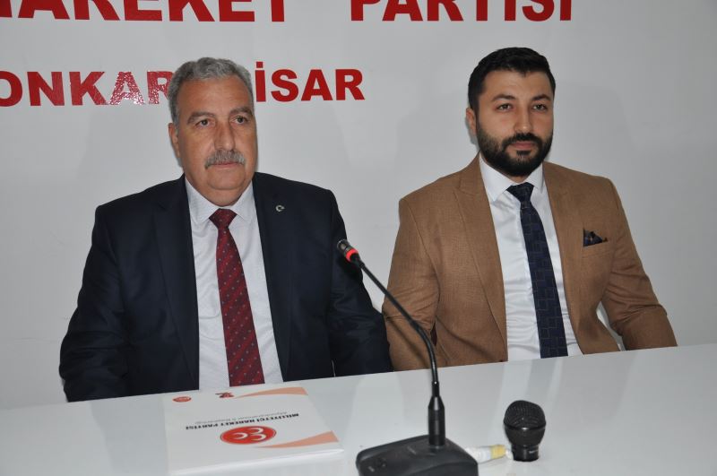 Milliyetçi Hareket Partisi (Mhp) Il Baskanliginin Haftalik Basin Toplantilari Devam Ediyor.