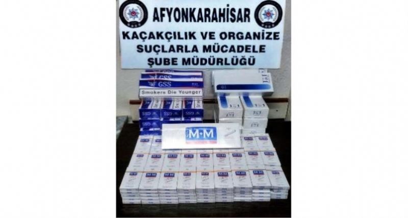 Polis 400 Paket Gümrük Kaçagi Sigara Yakaladi